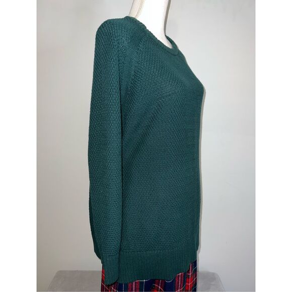 Old Navy 100% Cotton Dark Green Knit Sweater 2X - Picture 3 of 8